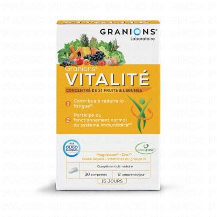 GRANIONS Vitalité boîte de 30 comprimés