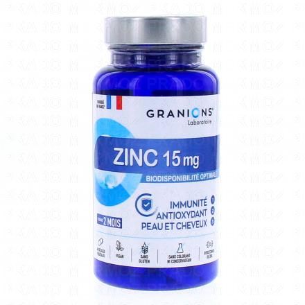 GRANIONS Immunité & Energie - Zinc 15mg 60 gélules