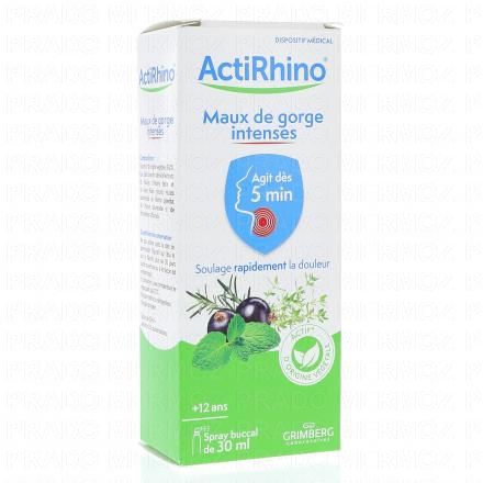 ActiRhino - Spray maux de gorge intenses 30ml