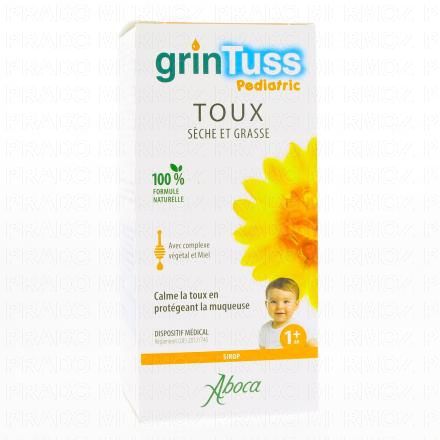 ABOCA Grintuss - Sirop toux s&egrave;che et grasse Pediatric 210g
