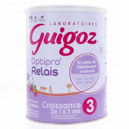 GUIGOZ Optipro Relais 3 - Lait 3ème âge dès 1 an 800g
