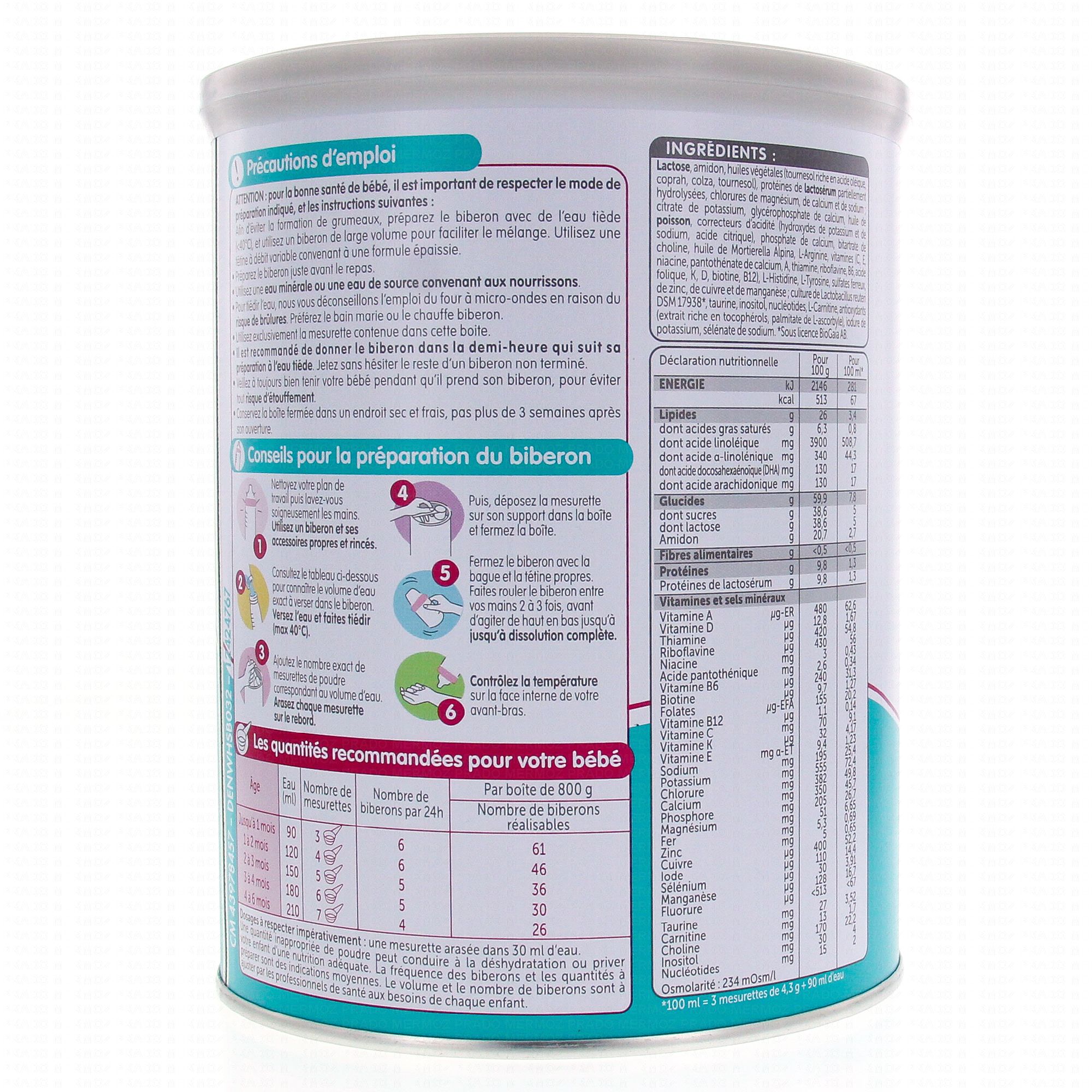 Guigoz Expert Ar 1er Age 0 6 Mois Pot 800g Parapharmacie En Ligne Prado Mermoz