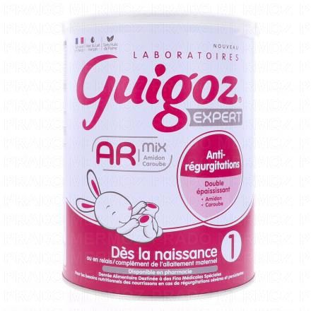 GUIGOZ Expert AR mix 1 Lait Anti-Régurgitations 0-6 mois pot 780g