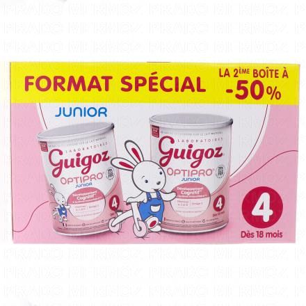 GUIGOZ Optipro Junior Lait 4ème âge (lot 2 x 900g)