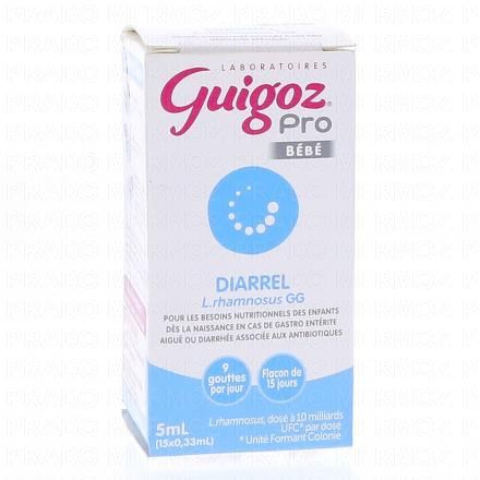 GUIGOZ Pro Bébé - Diarrel gouttes 5ml