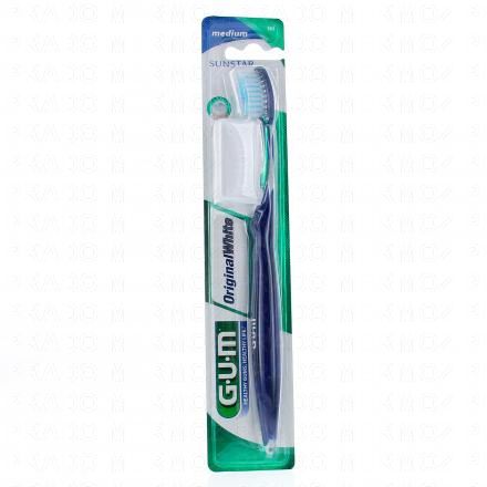 GUM Brosse à dents Original White (médium)