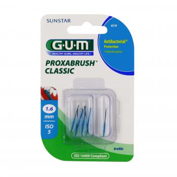 GUM n°614 Brossettes interdentaires proxabrush classic 1.5mm x 8