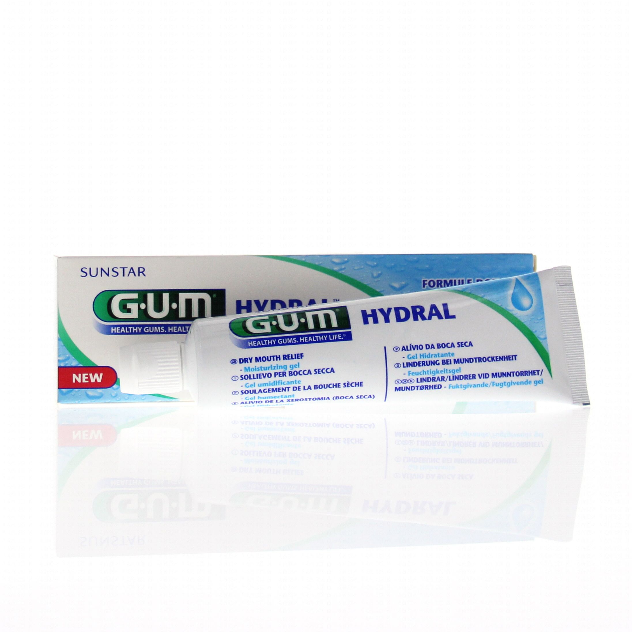 GUM HYDRAL Gel humectant bouche sèche tube 50ml Parapharmacie en