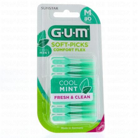GUM Soft-Picks Comfort Flex bâtonnet interdentaire Médium (x80)