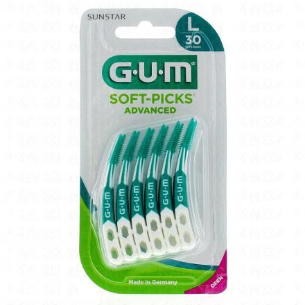 GUM Soft Picks advanced regular (taille l lot de 30)