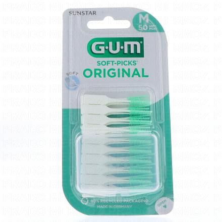 GUM Soft picks original bâtonnet interdentaire Medium (x50)
