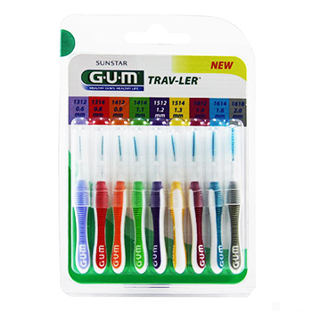 GUM Trav-Ler pack brossettes interdentaires 9 tailles