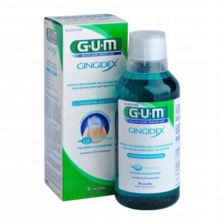 GUM gingidex Bain de Bouche 300ml