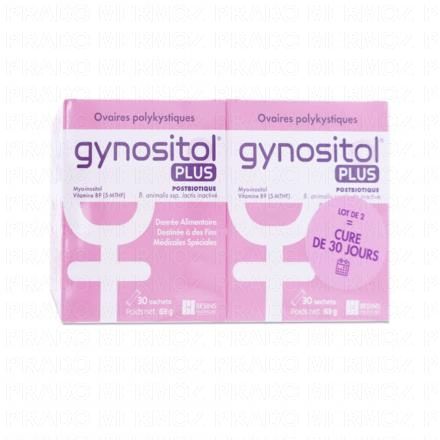 GYNOSITOL Plus Postbiotique Syndrome des ovaires polykystiques x60 sachets