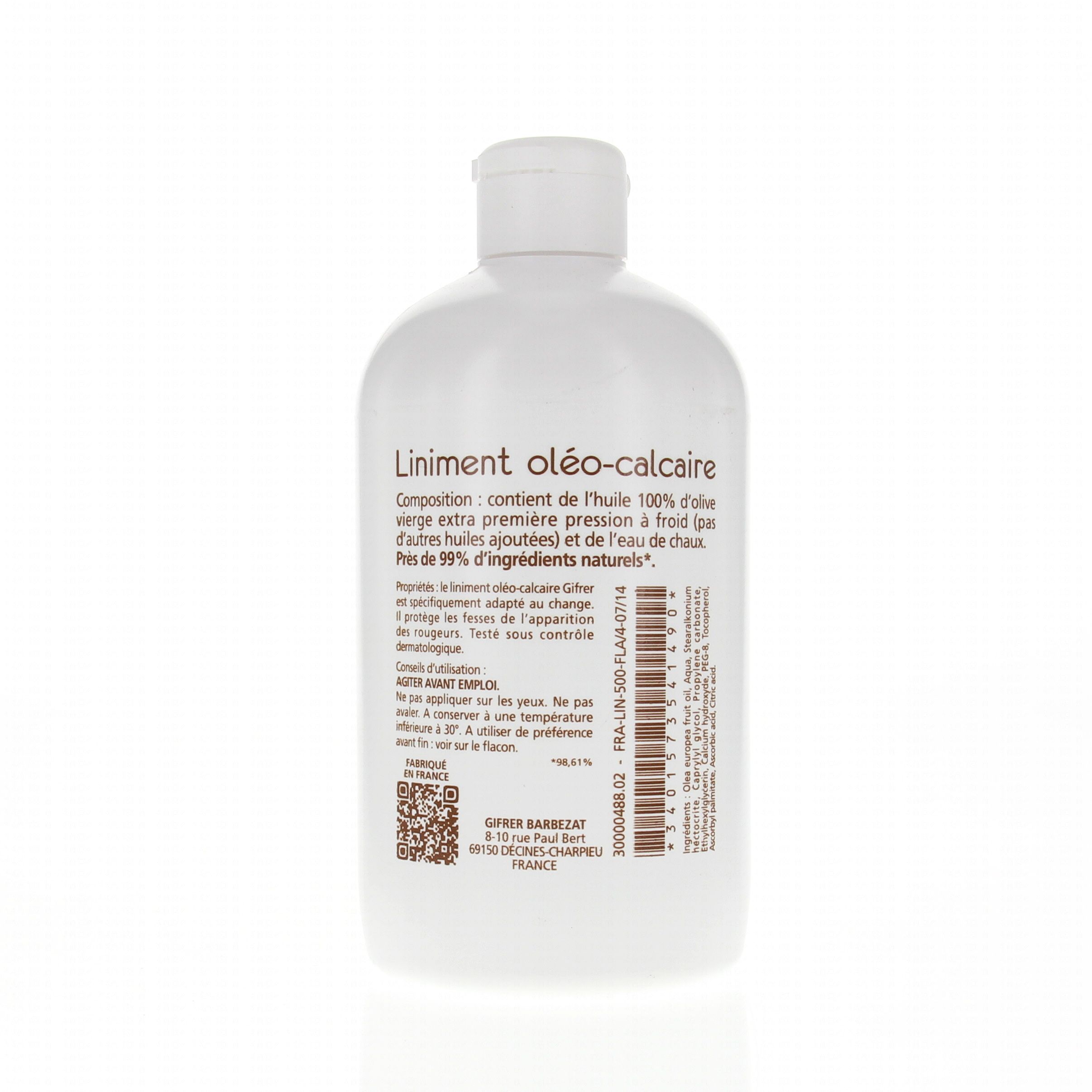 Gifrer liniment oléo calcaire 500ml