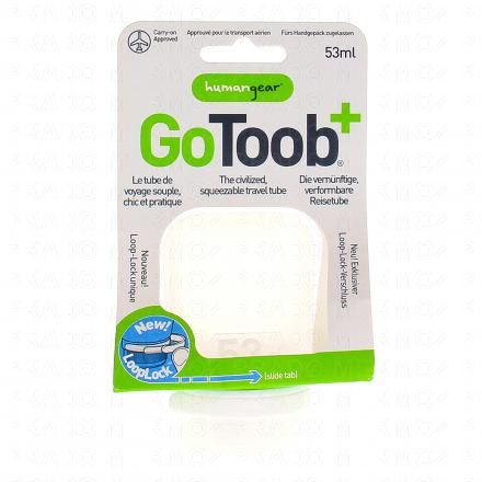GoToob+ Tube de voyage souple (1 tube 53ml transparent)