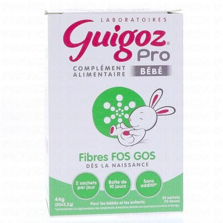 Guigoz Pro B&eacute;b&eacute; Fibres FOS GOS x20 sachets