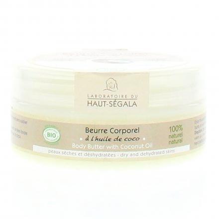 HAUT-SEGALA Beurre corporel à l'huile de Coco BIO pot 120 ml