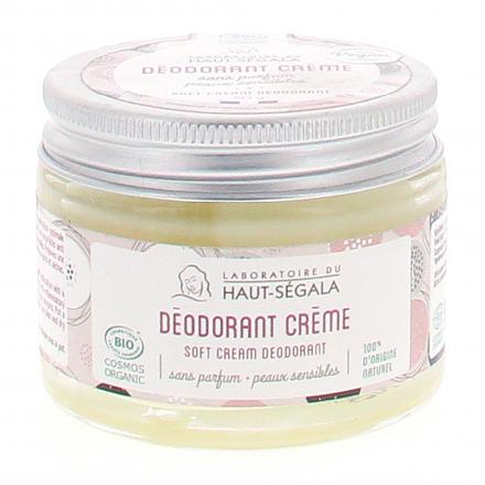 HAUT SEGALA Déodorant crème sans parfum bio 50g