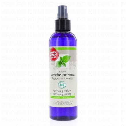 HAUT-SEGALA Eau florale Menthe poivrée BIO flacon vaporisateur 250 ml
