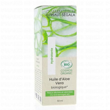 HAUT-SEGALA Huile d'aloe vera bio flacon 50 ml