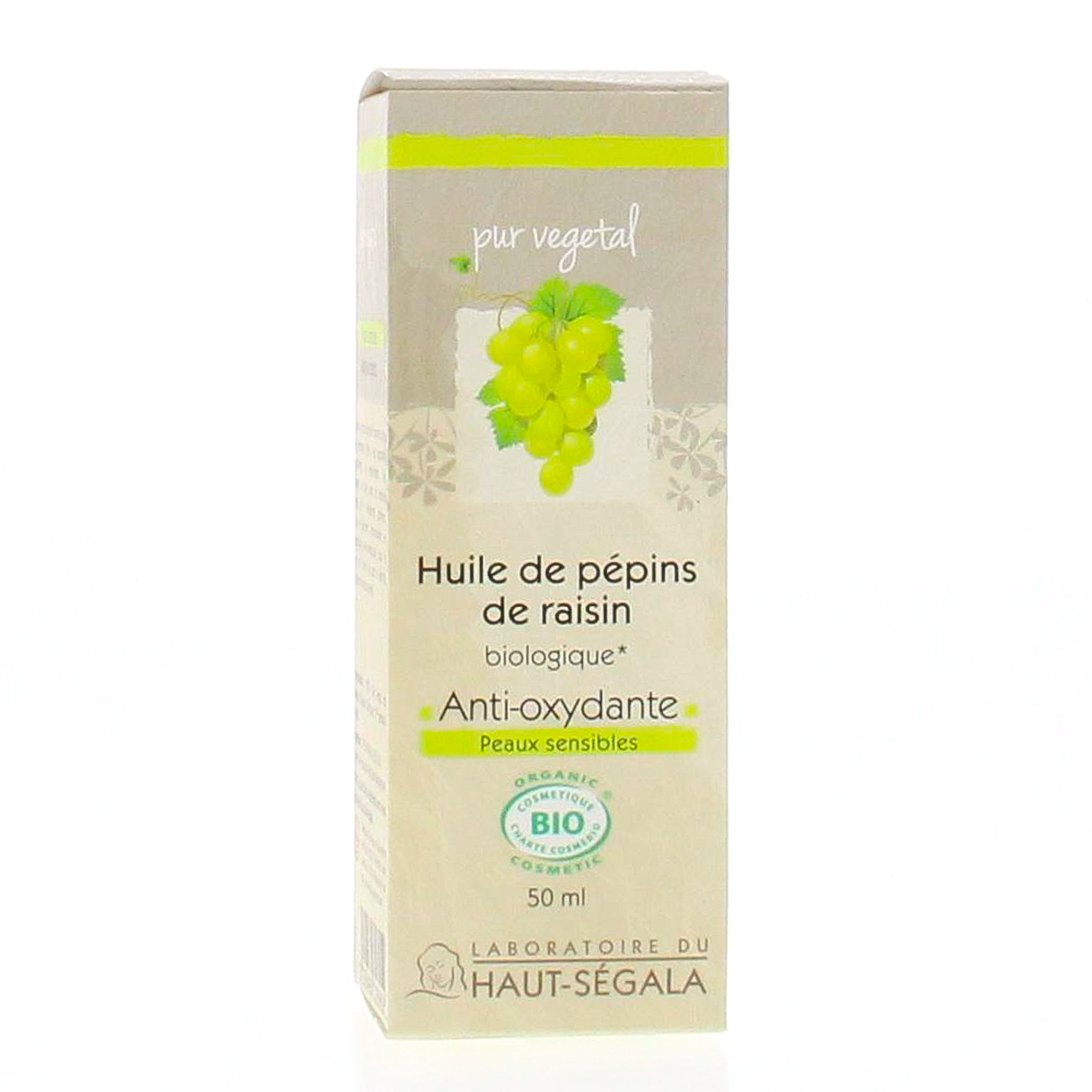 HAUTSEGALA Huile de pépins de raisins BIO flacon 50 ml HautSégala Parapharmacie en ligne