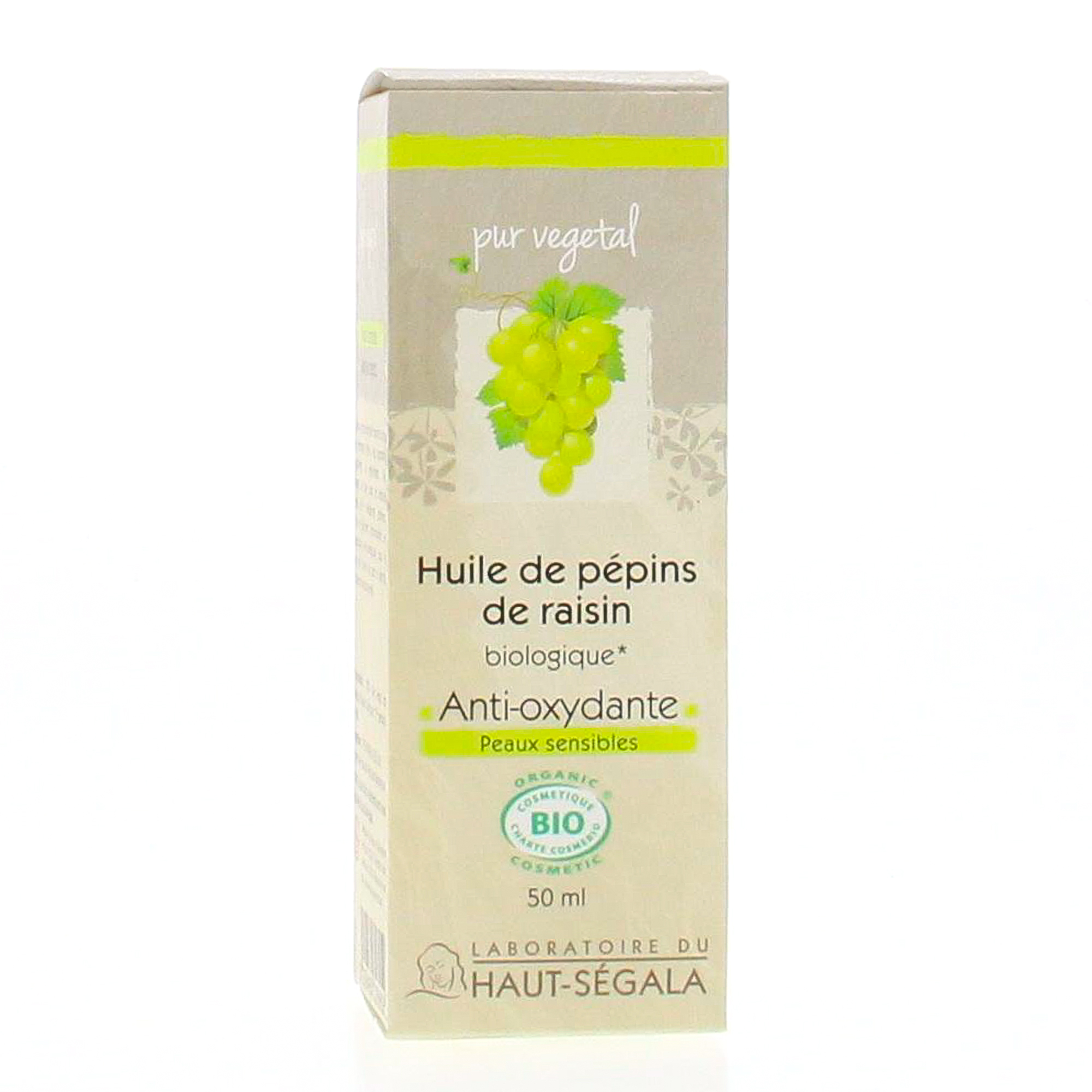 HAUT-SEGALA Huile de pépins de raisins BIO flacon 50 ml - Parapharmacie  Prado Mermoz