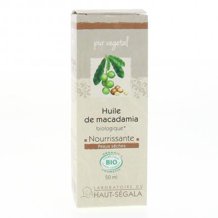 HAUT-SEGALA Huile végétale de macadamia bio 50ml