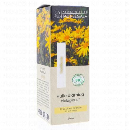 HAUT-SEGALA Huile végétale d'Arnica BIO flacon 50 ml