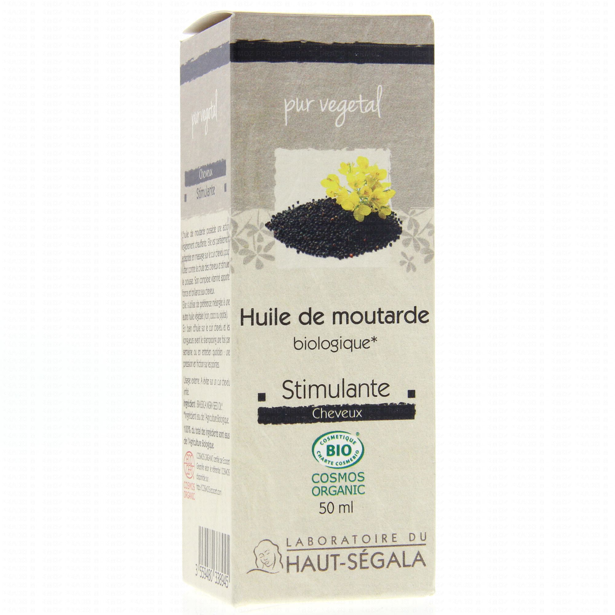 HAUT SEGALA Huile végétale de moutarde bio 50ml - Parapharmacie Prado Mermoz