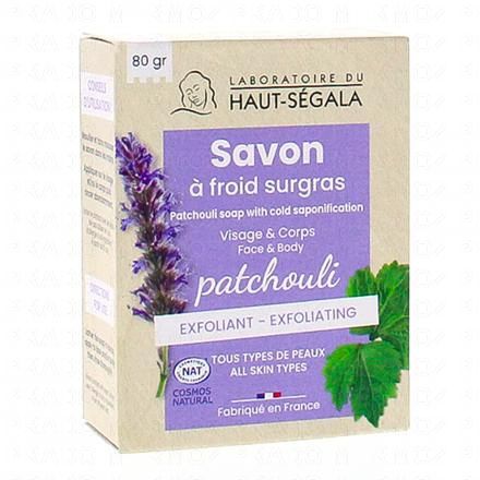 HAUT-SEGALA Savon à froid surgras exfoliant patchouli 80g