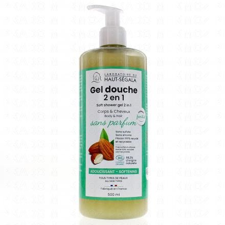 HAUTE SEGALA Gel douche 2 en 1 Sans parfum Flacon 500ml