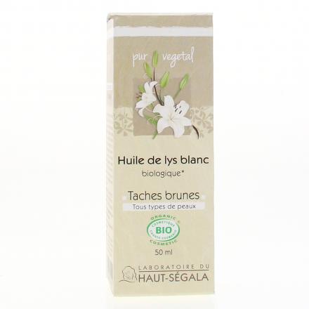 HAUT-SEGALA Huile de Lys blanc bio flacon 50 ml