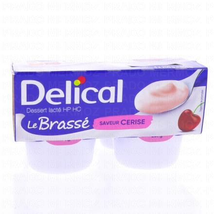 DELICAL Le Brassé HP/HC saveur Cerise 4x200g