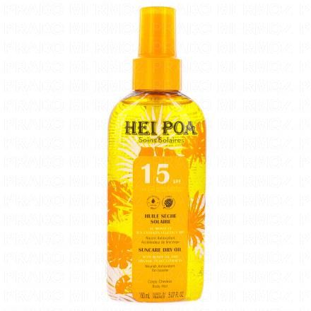 HEI POA Huile solaire monoï moyenne protection SPF15 4