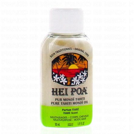 HEI POA Pur monoï de tahiti aux fleurs de tiaré (30ml)