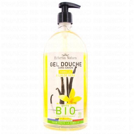 HELVETIA NATURA Gel douche vanille aloe verra 1L