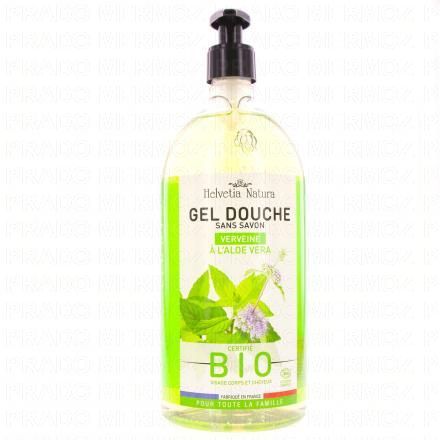 HELVETIA NATURA Gel douche verveine menthe à l'Aloe Vera 1L