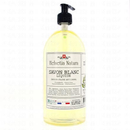 HELVETIA NATURA Savon Blanc Liquide n°7 Menthe, Eucalyptus, Pin 1L