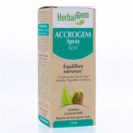 HERBALGEM Accrogem spray Equilibre nerveux 15ml