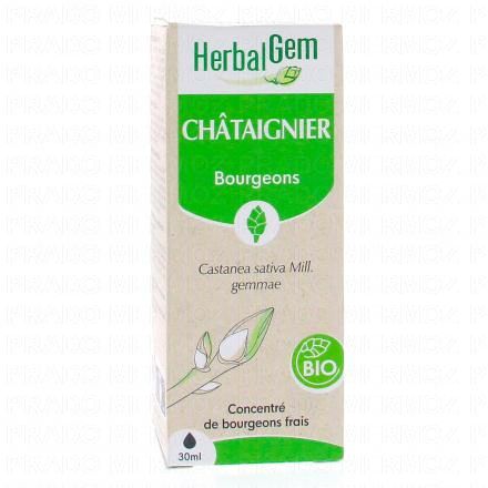 HERBALGEM Concentré de bourgeons frais - Châtaigner bourgeons Bio 30ml