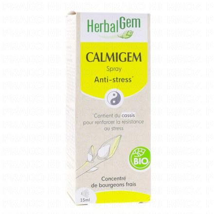 HERBALGEM Concentré de bourgeons frais - Calmigem Anti-Stress Bio spray 15ml