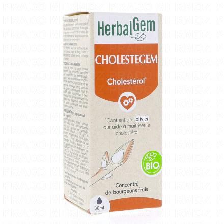 HERBALGEM Concentré de bourgeons frais - Cholestegem Cholestérol Bio 30ml