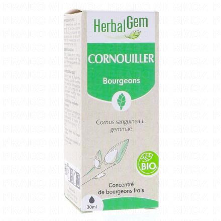 HERBALGEM Concentré de bourgeons frais - Cornouiller Bio 30ml