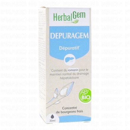 HERBALGEM Concentré de bourgeons frais - Depuragem Dépuratif Bio 30ml