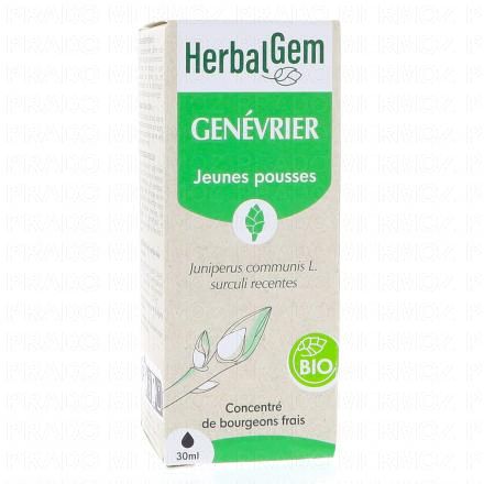 HERBALGEM Concentr&eacute; de bourgeons frais - Gen&eacute;vrier bourgeons Bio 30ml