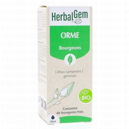 HERBALGEM Concentré de bourgeons frais - Orme bourgeons Bio 30ml