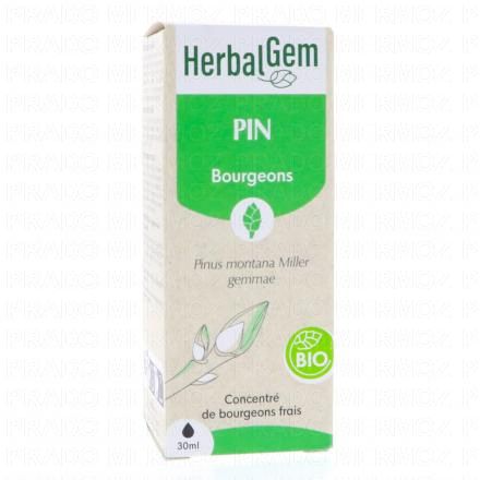 HERBALGEM Concentré de bourgeons frais - Pin bio 30ml