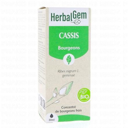 HERBALGEM Concentré du bourgeons frais - Cassis bourgeons Bio 30ml