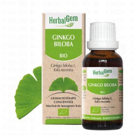 HERBALGEM Ginkgo Biloba Bio 30ml